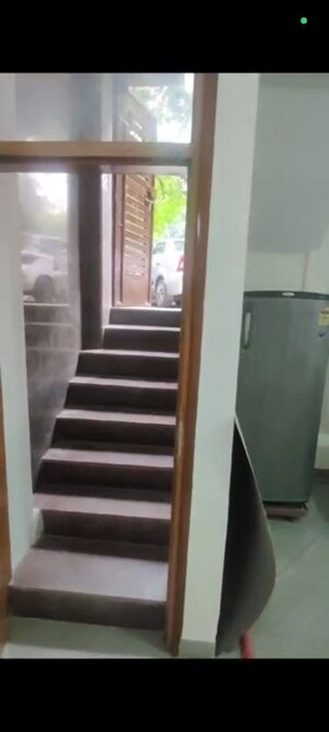 Staircase in 3 BHK Builder Floor at Malviya Nagar – for Rent