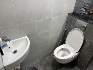 Bathroom in 3 BHK Apartment at Sumadhura Horizon, Kondapur – for Rent