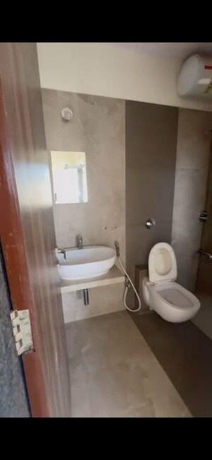 Bathroom in 3 BHK Apartment at Chandak Stella, Goregaon West – for Rent