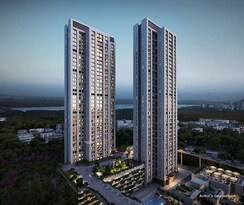 2 BHK + Pooja Room Apartment For Rent in Piramal Vaikunth