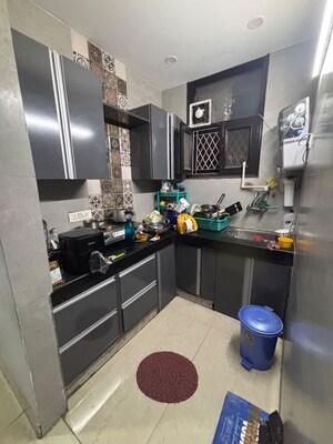 Kitchen in 1 BHK Builder Floor at Malviya Nagar – for Rent