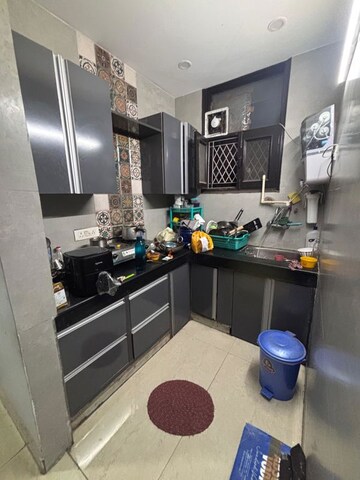 Kitchen in 1 BHK Builder Floor at Malviya Nagar – for Rent