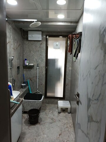 Bathroom in 2 BHK Apartment at Venus CHS Worli, Worli – for Rent
