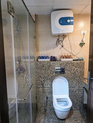 Bathroom in 2 BHK Apartment at Jaypee Kensington Boulevard, Sector 131 – for Rent
