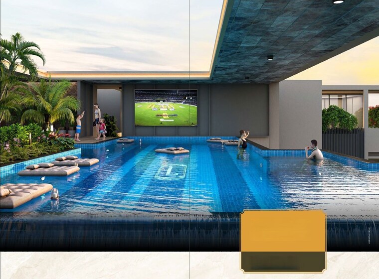 Swimming Pool, saheel-luxton Commercial Shop 760 Sq.Ft. In Wakad Pune 10050523