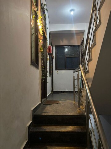Staircase in 2 BHK Builder Floor at Mini Mig Flat, Indrapuram – for Sale