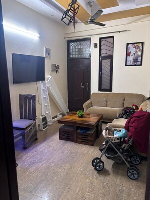 Living Room in 2 BHK Builder Floor at Mini Mig Flat, Indrapuram – for Sale