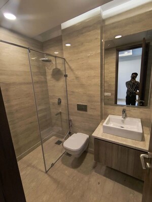 Bathroom in 3 BHK Apartment at Ambience Creacions, Sector 22 – for Rent