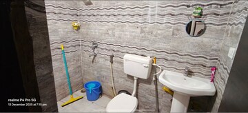 Bathroom in 3 BHK Apartment at Omega Orchid Heights, Faizabad Road – for Rent