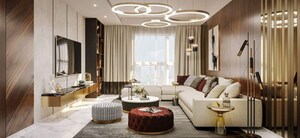 Living Room in 4 BHK Apartment at Kalpataru Amare, Juhu – for Sale