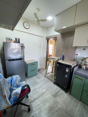 Kitchen in 1 BHK Apartment at Aakar Apartment, Malad East – for Rent