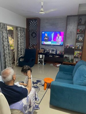 Living Room in 2 BHK Apartment at Greenland Society, Pimple Saudagar – for Rent