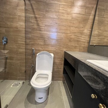 Bathroom in 3 BHK Apartment at Kalpataru Magnus, Bandra East – for Rent