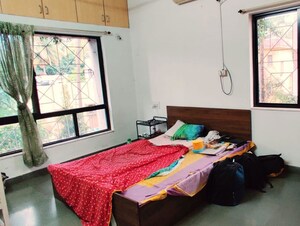 Bedroom in 2 BHK Apartment at Samarth OM Residency, Bhusari Colony – for Rent