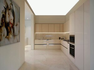 Kitchen in 3 BHK Apartment at Bhartiya City Nikoo Homes 4, Thanisandra Main Road – for Sale