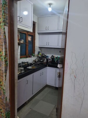 Kitchen in 2 BHK Builder Floor at Rajendra Nagar Sector 5 – for Rent