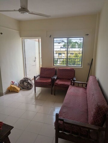 Living Room in 2 BHK Apartment at Wadgaon Sheri – for Rent