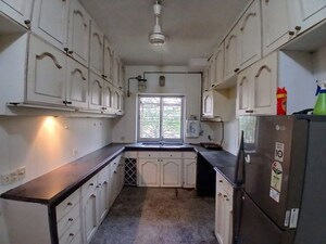 Kitchen in 3 BHK Apartment at Valmiki Apartment Santacruz, Santacruz East – for Rent