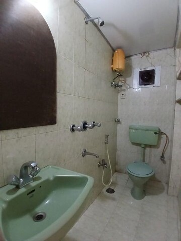 Bathroom in 3 BHK Apartment at Valmiki Apartment Santacruz, Santacruz East – for Rent