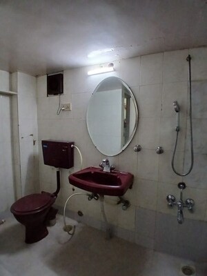 Bathroom in 3 BHK Apartment at Valmiki Apartment Santacruz, Santacruz East – for Rent