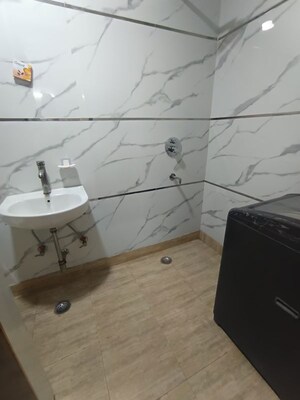 Bathroom in 3 BHK Builder Floor at Panchsheel Vihar – for Rent
