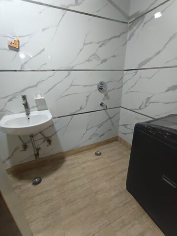 Bathroom in 3 BHK Builder Floor at Panchsheel Vihar – for Rent