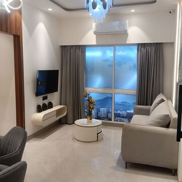 Living Room in 2 BHK Apartment at H Rishabraj Opulence, Goregaon West – for Sale