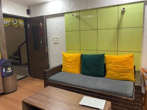 Living Room in 1 BHK Apartment at Dheeraj Godavari Apartment, Malad West – for Sale