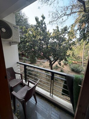 Balcony in 3 BHK Apartment at Soni Novel, Richmond Town – for Rent