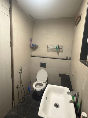 Bathroom in 2 BHK Apartment at Thane West – for Rent