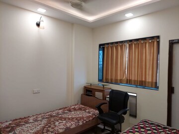 Living Room in 2 BHK Apartment at Haware Silicon Tower, Palm Beach – for Sale