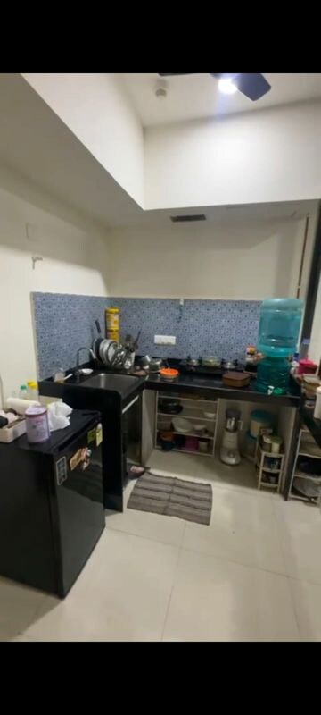 Kitchen in 1 BHK Apartment at Lodha Crown Quality Homes, Majiwada – for Rent