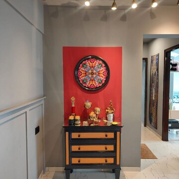 Living Room in 3 BHK Apartment at Lokhandwala Harmony, Worli Naka – for Sale