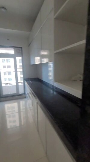 Kitchen in 2 BHK Apartment at Rustomjee Urbania Azziano, Thane West – for Rent