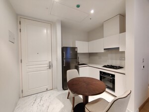 Team Area in 1 RK Apartment at Bhartiya City Leela Residences, Thanisandra Main Road – for Rent