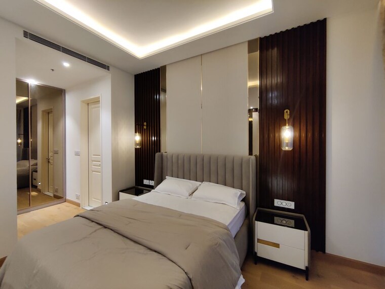 Bedroom, bhartiya-city-leela-residences 1 RK 855 Sq.Ft. Apartment In Thanisandra Main Road Bangalore 10051336