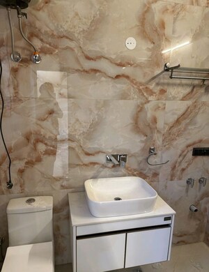 Bathroom in 3 BHK Builder Floor at Lajpat Nagar Iii – for Rent