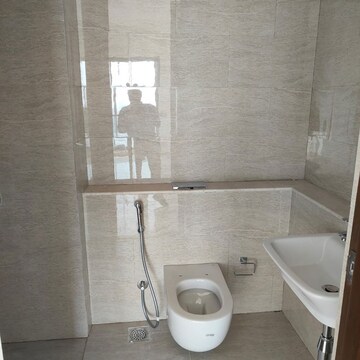 Bathroom in 3 BHK Apartment at Adani Ten BKC, Gandhi Nagar – for Rent