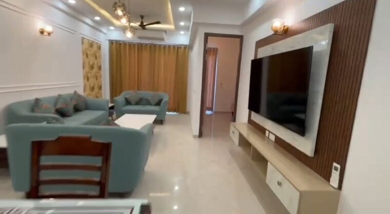 Living Room, smart-world-orchard 3 Bedroom 1680 Sq.Ft. Apartment In Sector 61 Gurgaon 10051548