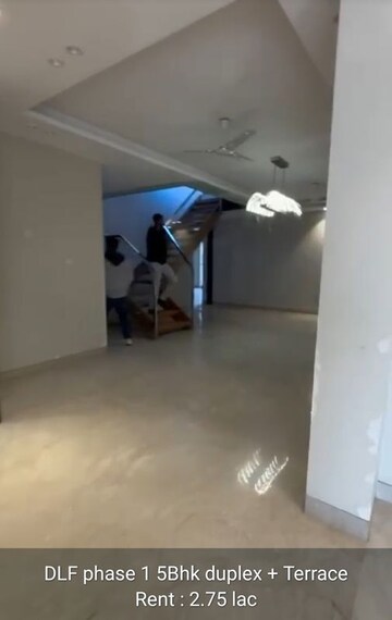 Living Room in 5 BHK Builder Floor at Dlf Phase I – for Rent