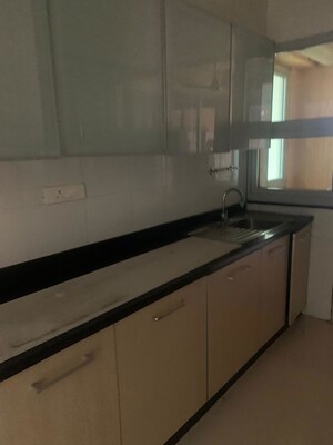 Kitchen in 3 BHK Apartment at Omkar Alta Monte, Malad East – for Rent