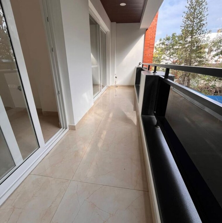 Balcony, cooke town 3 Bedroom 1500 Sq.Ft. Apartment In Cooke Town Bangalore 10051833