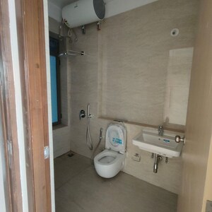 Bathroom in 3 BHK Apartment at Adani Ten BKC, Gandhi Nagar – for Rent