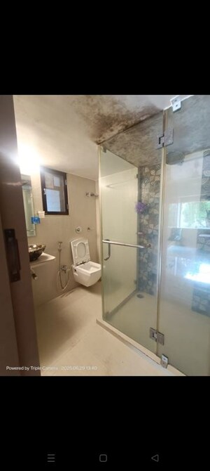 Bathroom in 3 BHK Apartment at Lotus CHS, Borivali West – for Rent