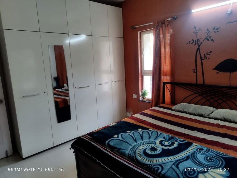 Bedroom, magarpatta city 3 Bedroom 1300 Sq.Ft. Apartment In Magarpatta City Pune 10052145
