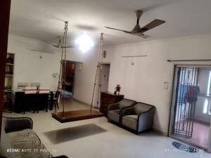 Living Room in 3 BHK Apartment at Magarpatta City – for Rent