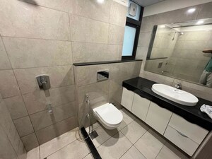 Bathroom in 3 BHK Apartment at Adani Samsara Vilasa, Sector 63 – for Rent