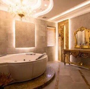 Bathroom in 3 BHK Apartment at Andheri West – for Rent