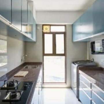 Kitchen in 1 BHK Builder Floor at Asha Nagar – for Rent