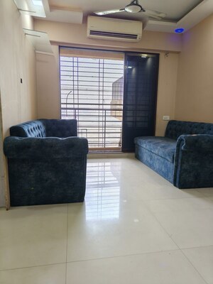 Living Room in 2 BHK Apartment at Juhi Lawns, Seawoods – for Rent